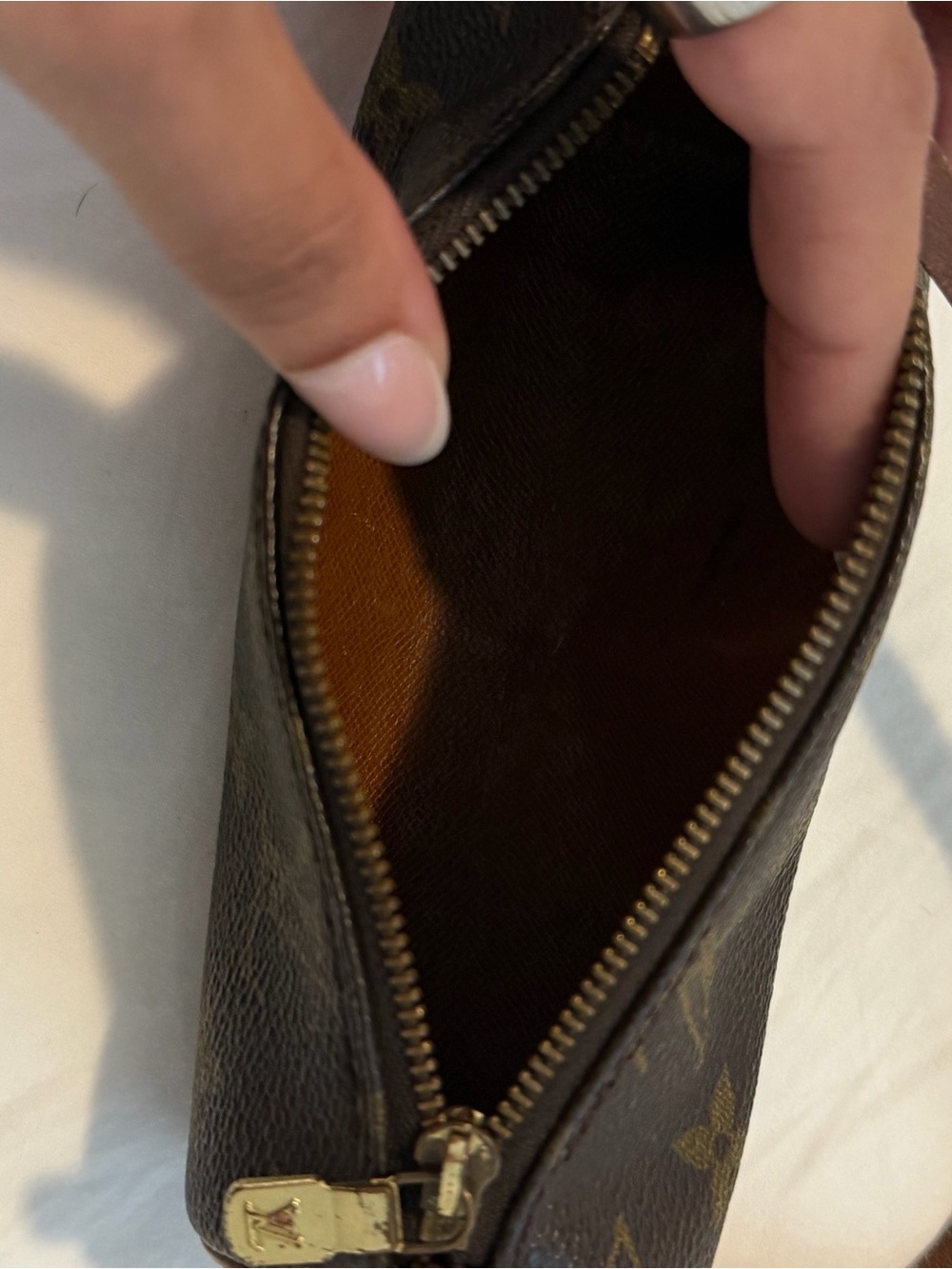 Louis Vuitton Brown Monogram Mini Papillon Shoulder Bag - Picture 6 of 9